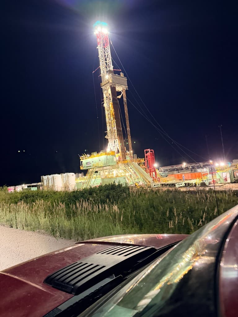 Night site security on a Fort St. John oilfield location